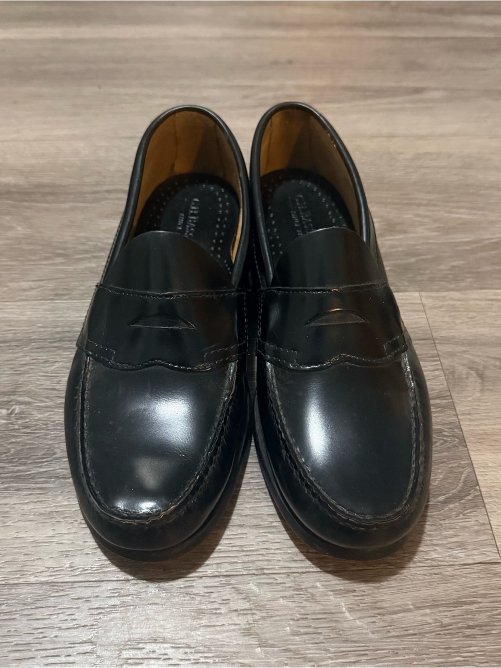 G.H. Bass Black Leather Penny Loafers - Men's Classic Slip-On